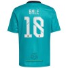 Maglia ufficiale Real Madrid Gareth Bale 18 Alternativa 2021-22 per Uomo